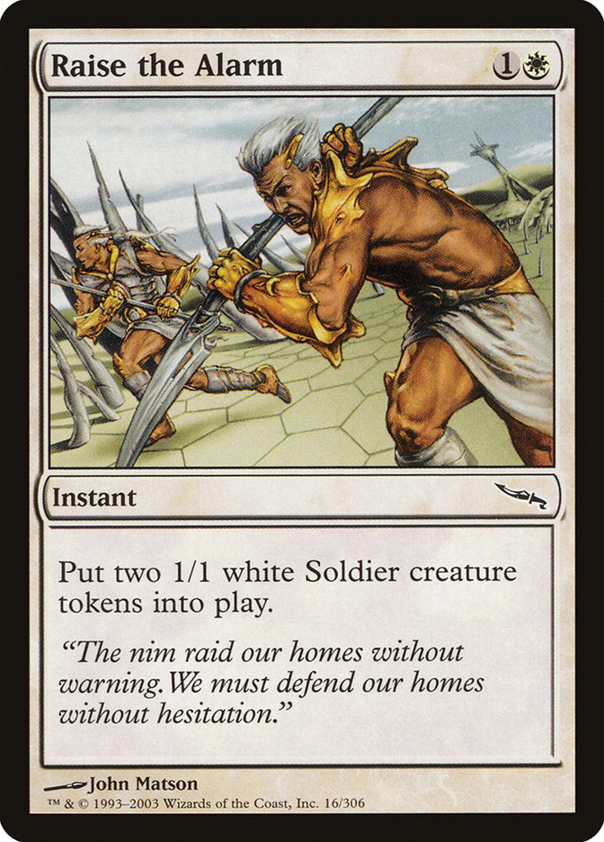 Raise the Alarm [Mirrodin] | L.A. Mood Comics and Games