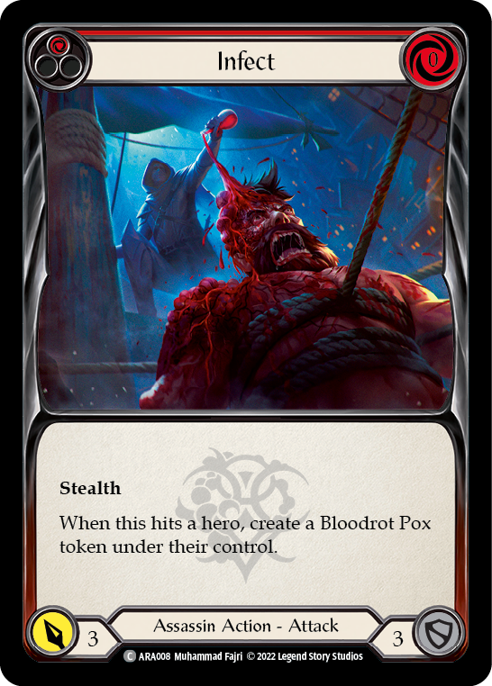 Infect (Red) [ARA008] (Outsiders Arakni Blitz Deck) | L.A. Mood Comics and Games