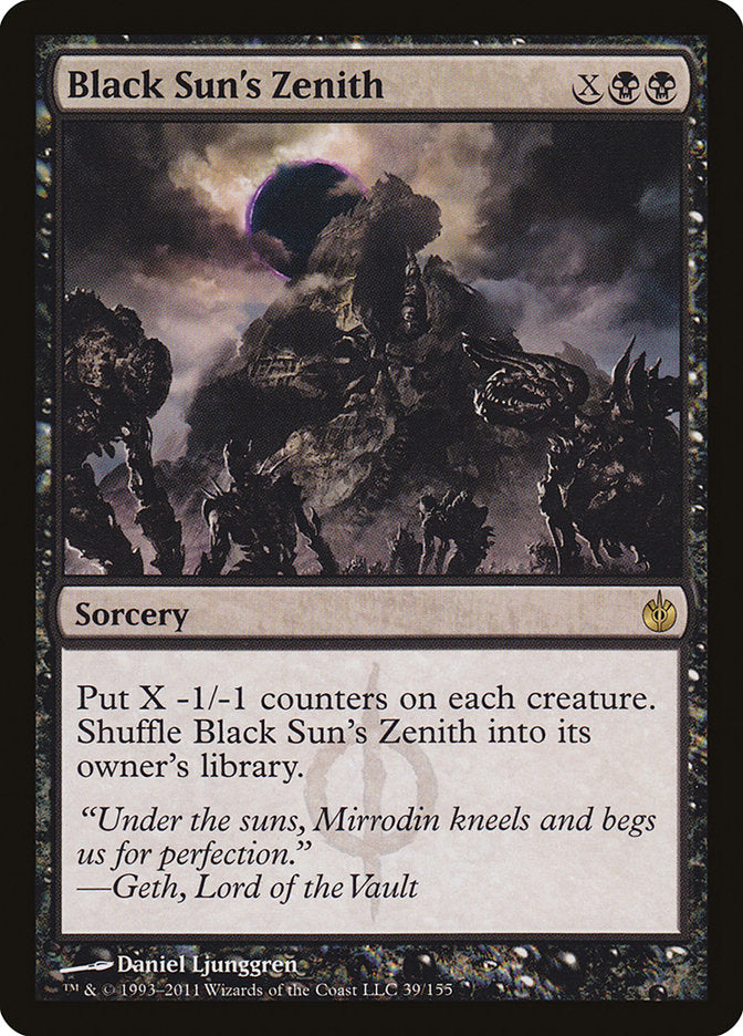 Black Sun's Zenith [Mirrodin Besieged] | L.A. Mood Comics and Games