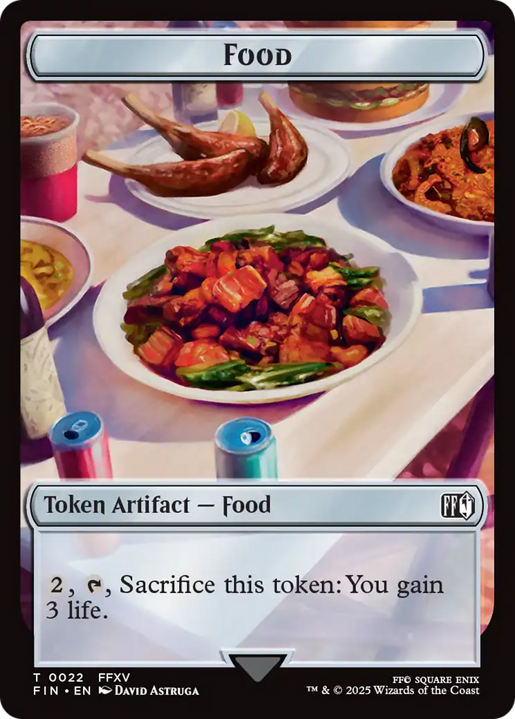 Hero (0004) // Food Double-Sided Token [FINAL FANTASY Tokens] | L.A. Mood Comics and Games