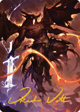 Balor Art Card (Gold-Stamped Signature) [Commander Legends: Battle for Baldur's Gate Art Series] | L.A. Mood Comics and Games