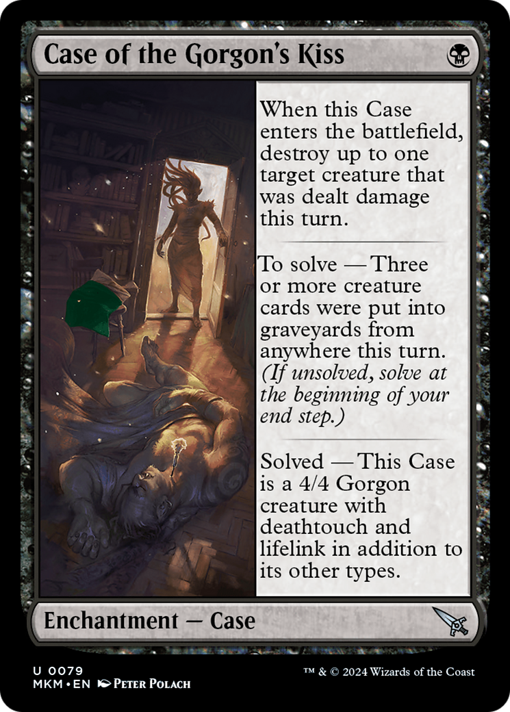 Case of the Gorgon's Kiss (Green) [Murders at Karlov Manor] | L.A. Mood Comics and Games