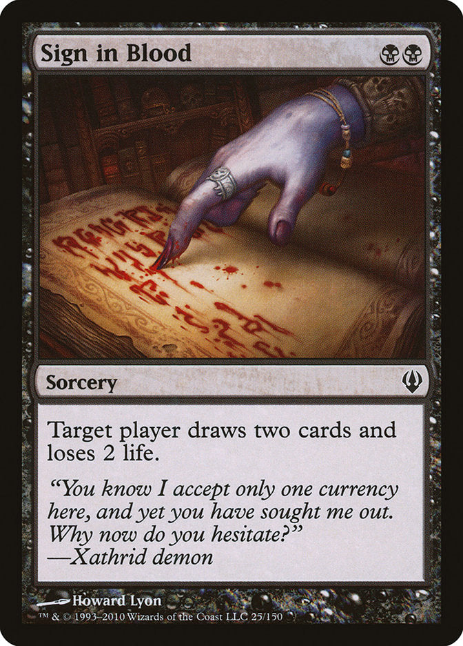 Sign in Blood [Archenemy] | L.A. Mood Comics and Games