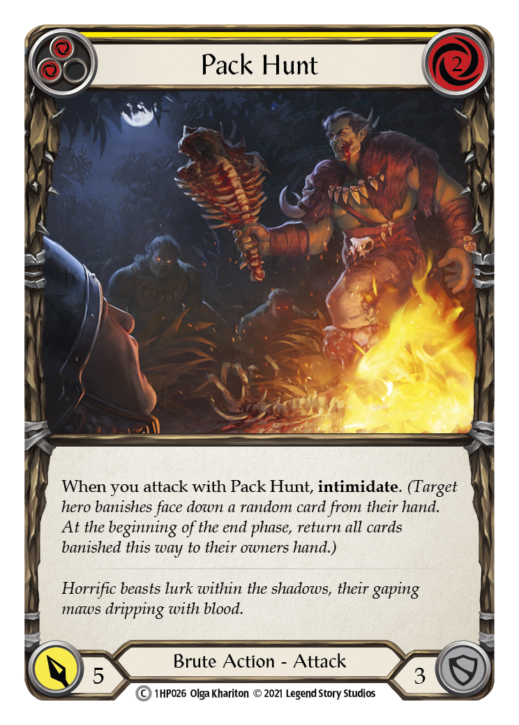 Pack Hunt (Yellow) [1HP026] (History Pack 1) | L.A. Mood Comics and Games