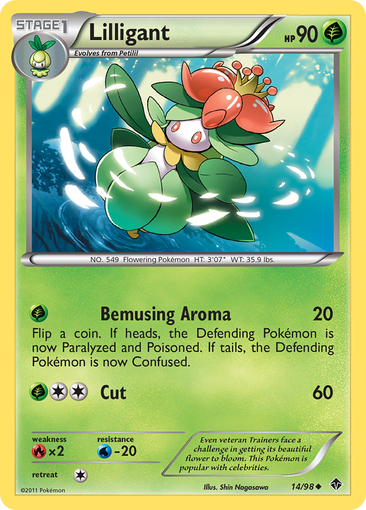 Lilligant (14/98) [Black & White: Emerging Powers] | L.A. Mood Comics and Games