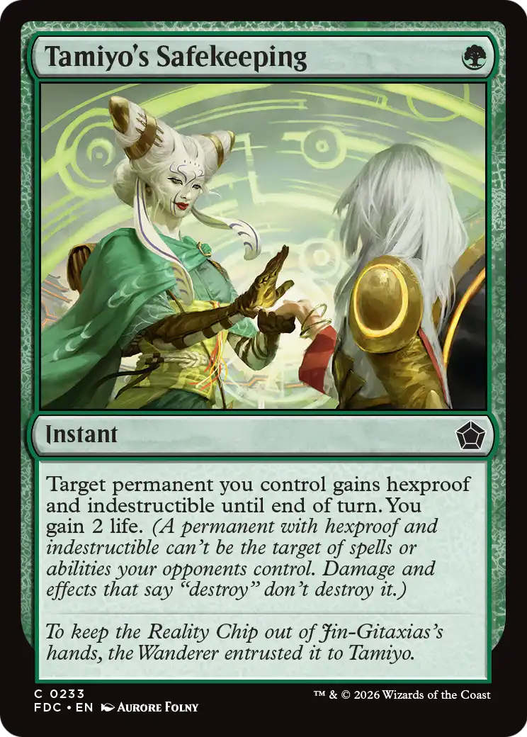 Tamiyo's Safekeeping [Foundations Commander] | L.A. Mood Comics and Games
