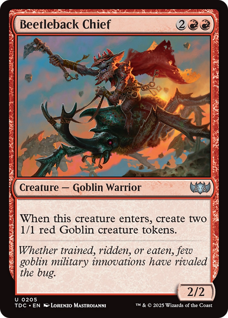 Beetleback Chief [Tarkir: Dragonstorm Commander] | L.A. Mood Comics and Games
