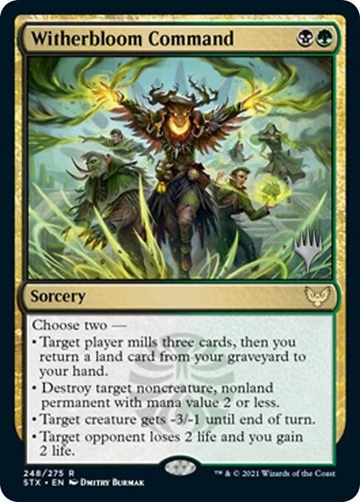 Witherbloom Command (Promo Pack) [Strixhaven: School of Mages Promos] | L.A. Mood Comics and Games