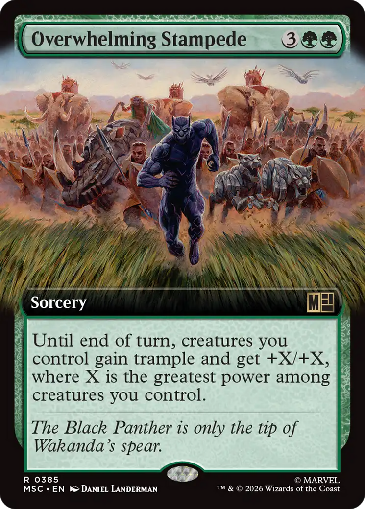 Overwhelming Stampede (Extended Art) [Marvel Super Heroes Commander] | L.A. Mood Comics and Games