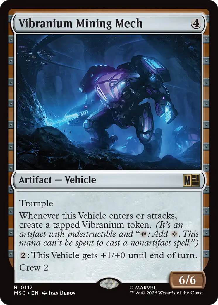 Vibranium Mining Mech (Surge Foil) [Marvel Super Heroes Commander] | L.A. Mood Comics and Games
