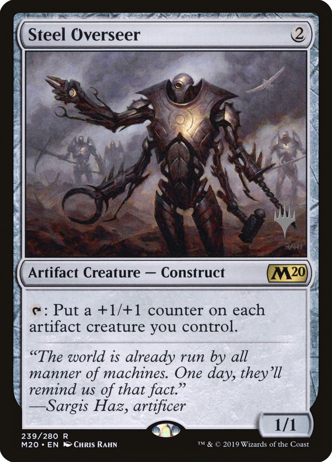 Steel Overseer (Promo Pack) [Core Set 2020 Promos] | L.A. Mood Comics and Games
