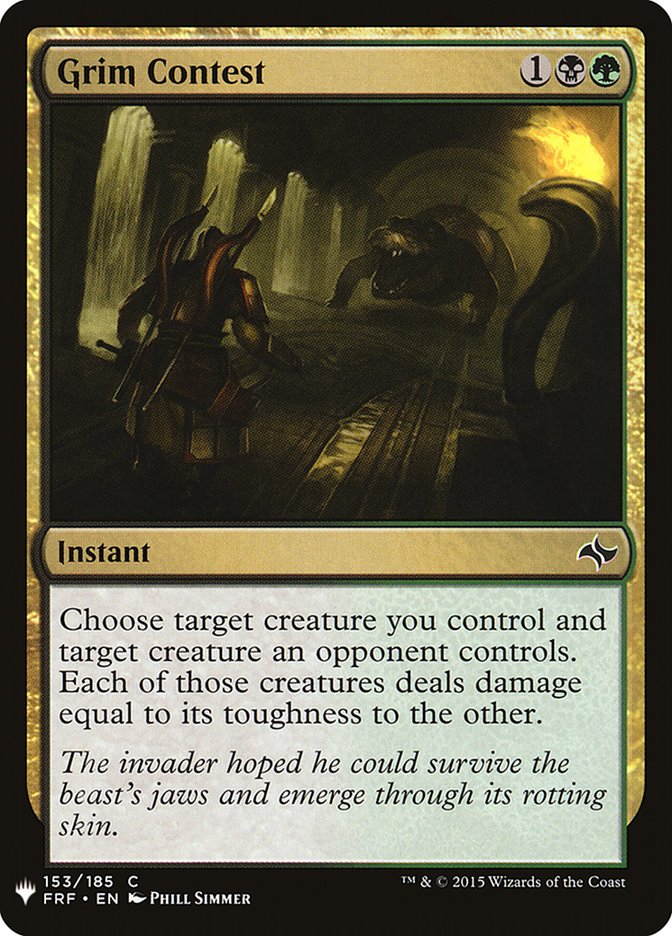 Grim Contest [Mystery Booster] | L.A. Mood Comics and Games