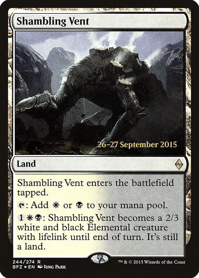 Shambling Vent [Battle for Zendikar Prerelease Promos] | L.A. Mood Comics and Games