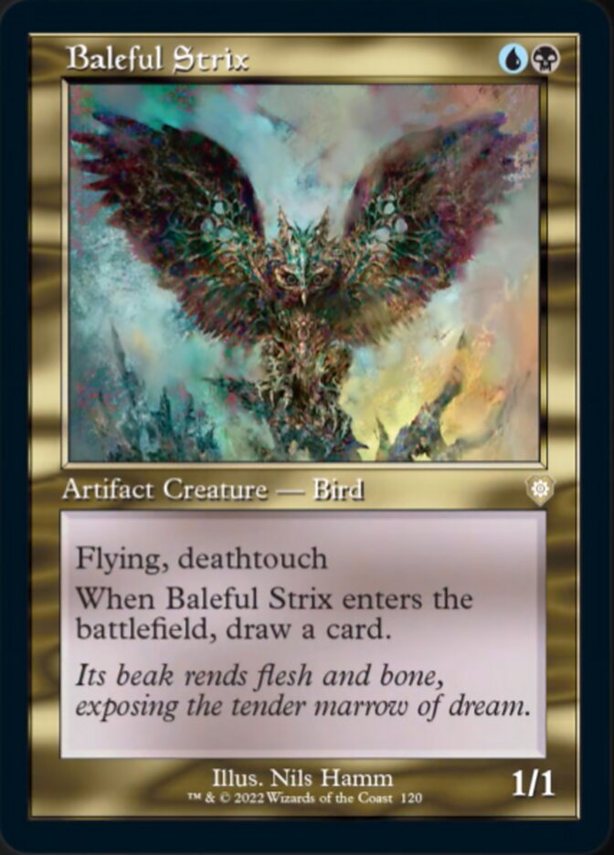 Baleful Strix (Retro) [The Brothers' War Commander] | L.A. Mood Comics and Games