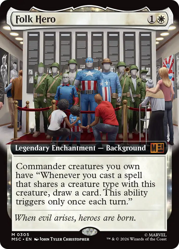 Folk Hero (Extended Art) [Marvel Super Heroes Commander] | L.A. Mood Comics and Games