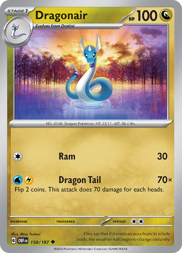 Dragonair (158/197) [Scarlet & Violet: Obsidian Flames] | L.A. Mood Comics and Games