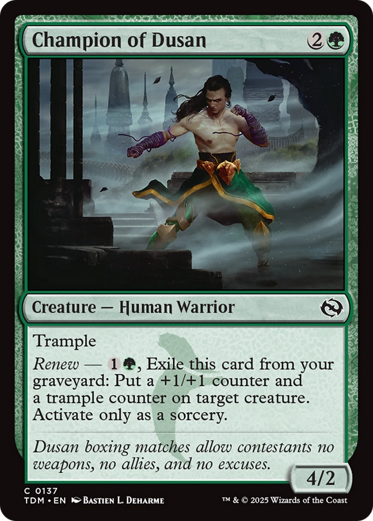 Champion of Dusan [Tarkir: Dragonstorm] | L.A. Mood Comics and Games