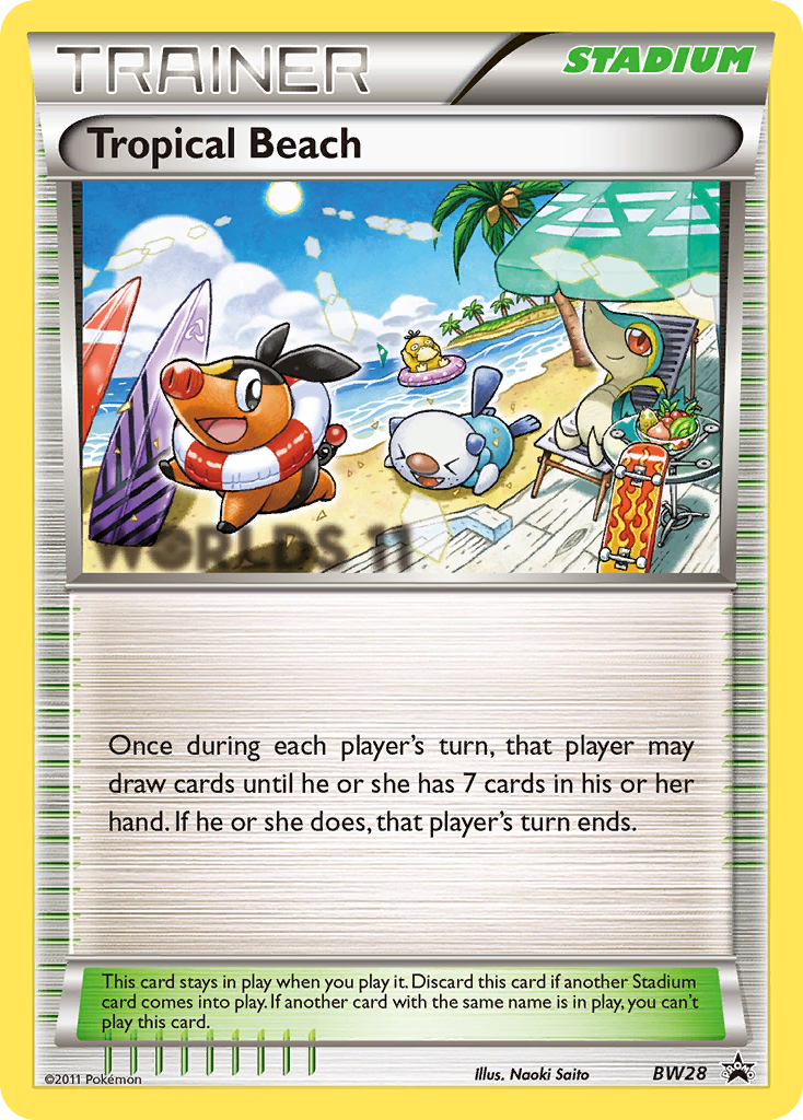 Tropical Beach (BW28) [Black & White: Black Star Promos] | L.A. Mood Comics and Games