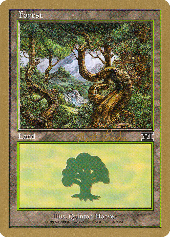 Forest (ml347b) (Matt Linde) [World Championship Decks 1999] | L.A. Mood Comics and Games