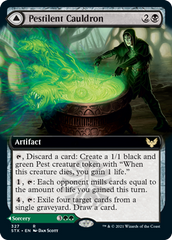 Pestilent Cauldron // Restorative Burst (Extended Art) [Strixhaven: School of Mages] | L.A. Mood Comics and Games