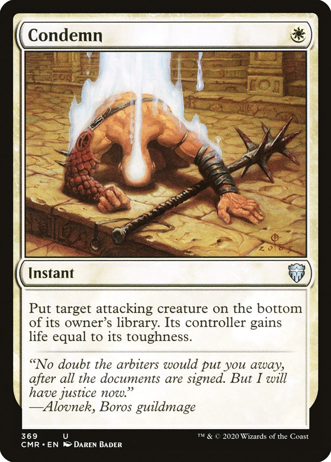 Condemn [Commander Legends] | L.A. Mood Comics and Games