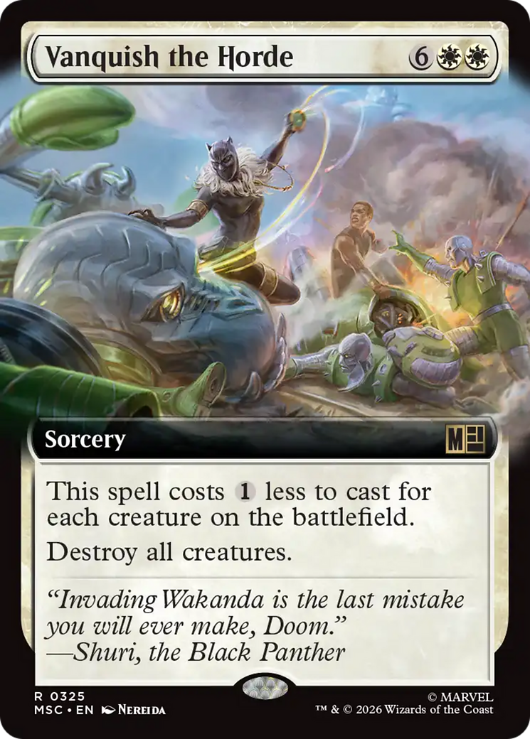 Vanquish the Horde (Extended Art) [Marvel Super Heroes Commander] | L.A. Mood Comics and Games