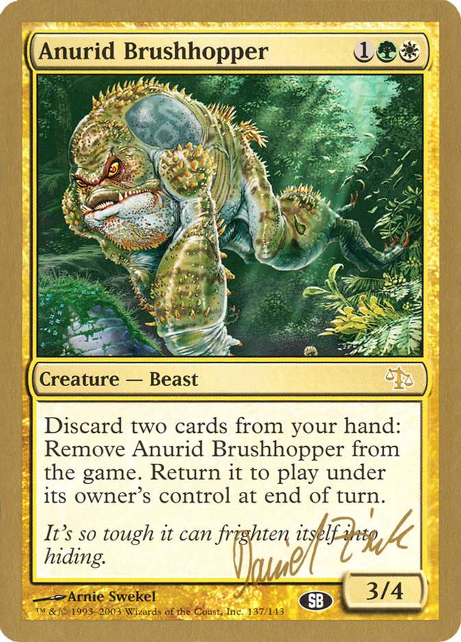 Anurid Brushhopper (Daniel Zink) (SB) [World Championship Decks 2003] | L.A. Mood Comics and Games
