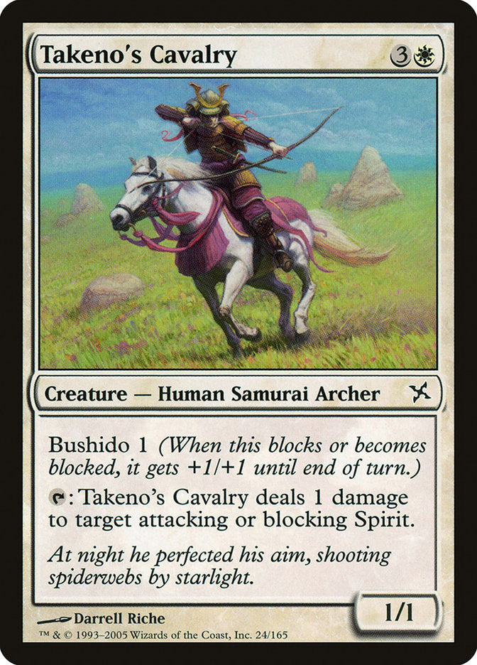 Takeno's Cavalry [Betrayers of Kamigawa] | L.A. Mood Comics and Games