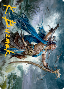 Lier, Disciple of the Drowned Art Card (Gold-Stamped Signature) [Innistrad: Midnight Hunt Art Series] | L.A. Mood Comics and Games
