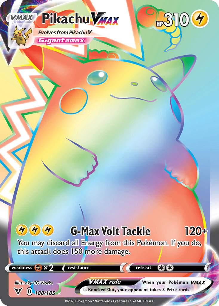 Pikachu VMAX (188/185) [Sword & Shield: Vivid Voltage] | L.A. Mood Comics and Games