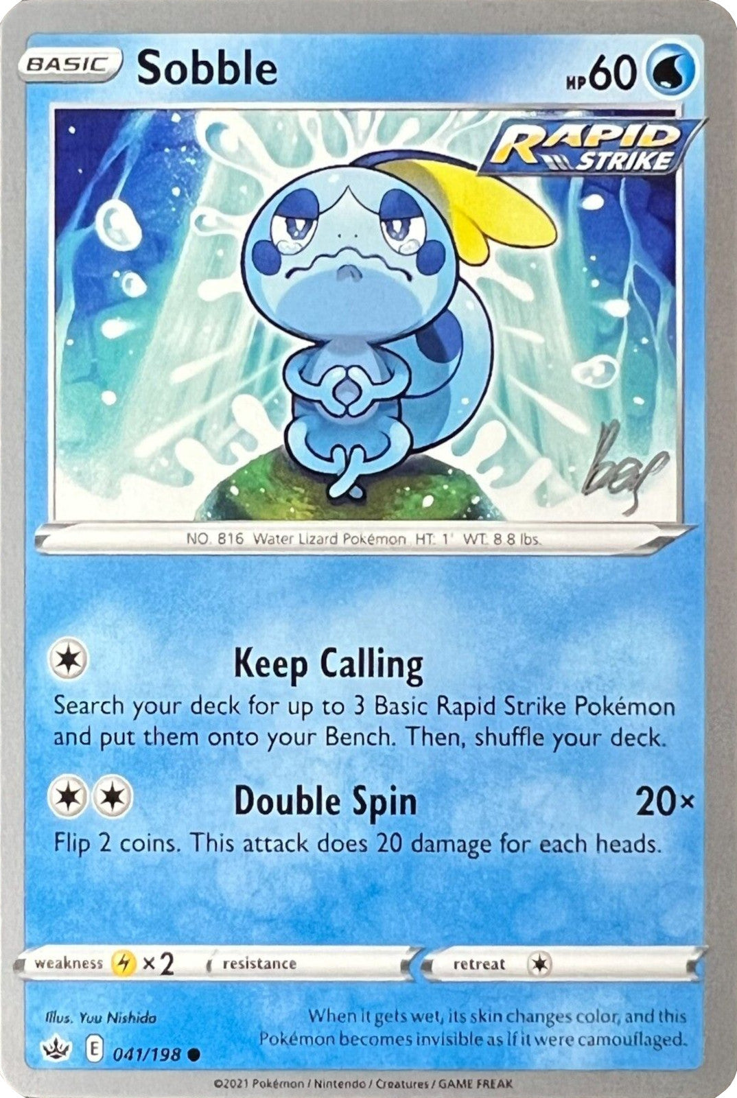 Sobble (041/198) (Cheryl Again - Sebastian Lashmet) [World Championships 2022] | L.A. Mood Comics and Games