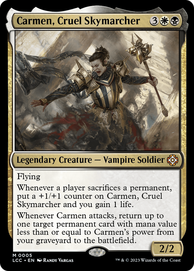 Carmen, Cruel Skymarcher [The Lost Caverns of Ixalan Commander] | L.A. Mood Comics and Games