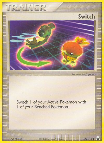 Switch (102/112) [EX: FireRed & LeafGreen] | L.A. Mood Comics and Games