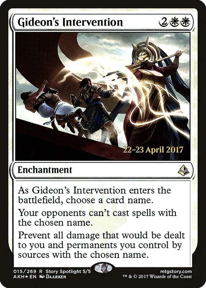 Gideon's Intervention [Amonkhet Prerelease Promos] | L.A. Mood Comics and Games