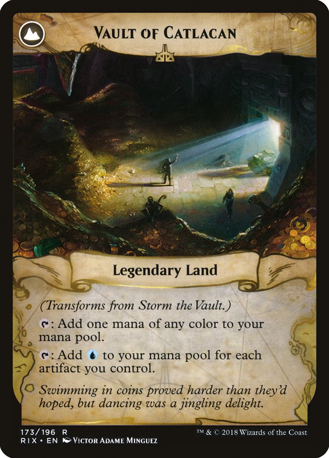 Storm the Vault // Vault of Catlacan [Rivals of Ixalan] | L.A. Mood Comics and Games