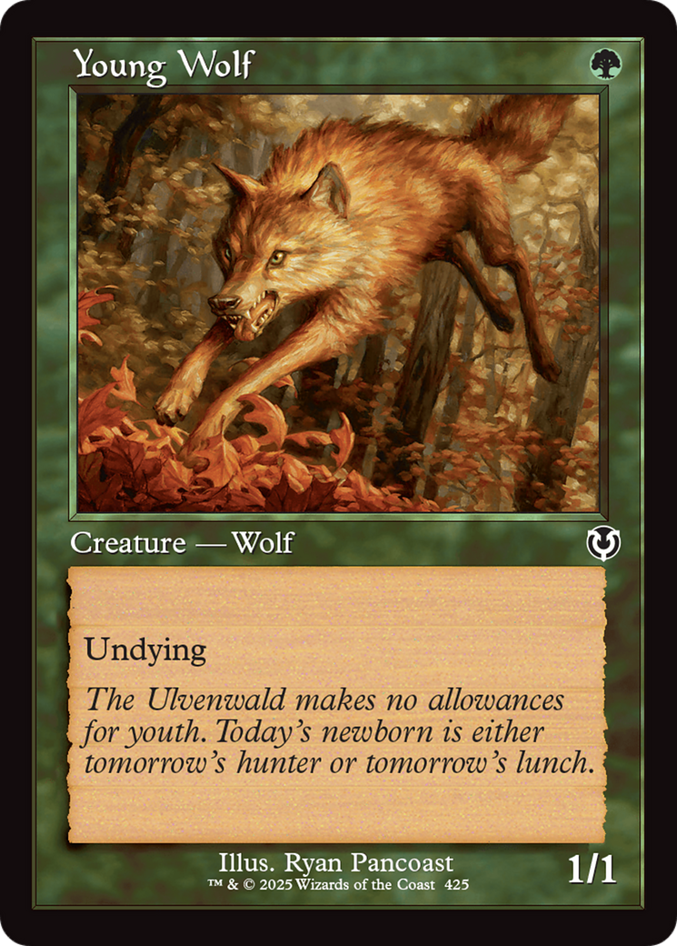 Young Wolf (Retro Frame) [Innistrad Remastered] | L.A. Mood Comics and Games