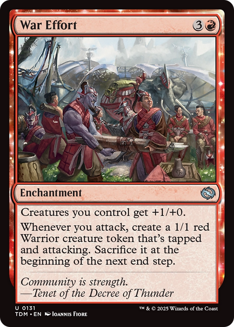 War Effort [Tarkir: Dragonstorm] | L.A. Mood Comics and Games