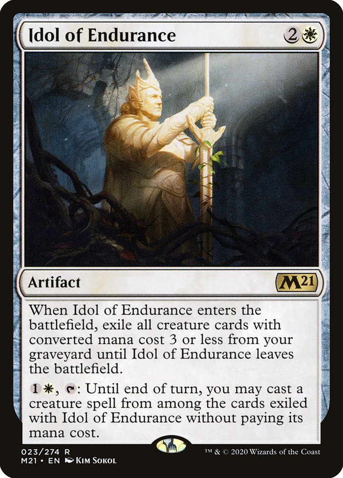 Idol of Endurance [Core Set 2021] | L.A. Mood Comics and Games