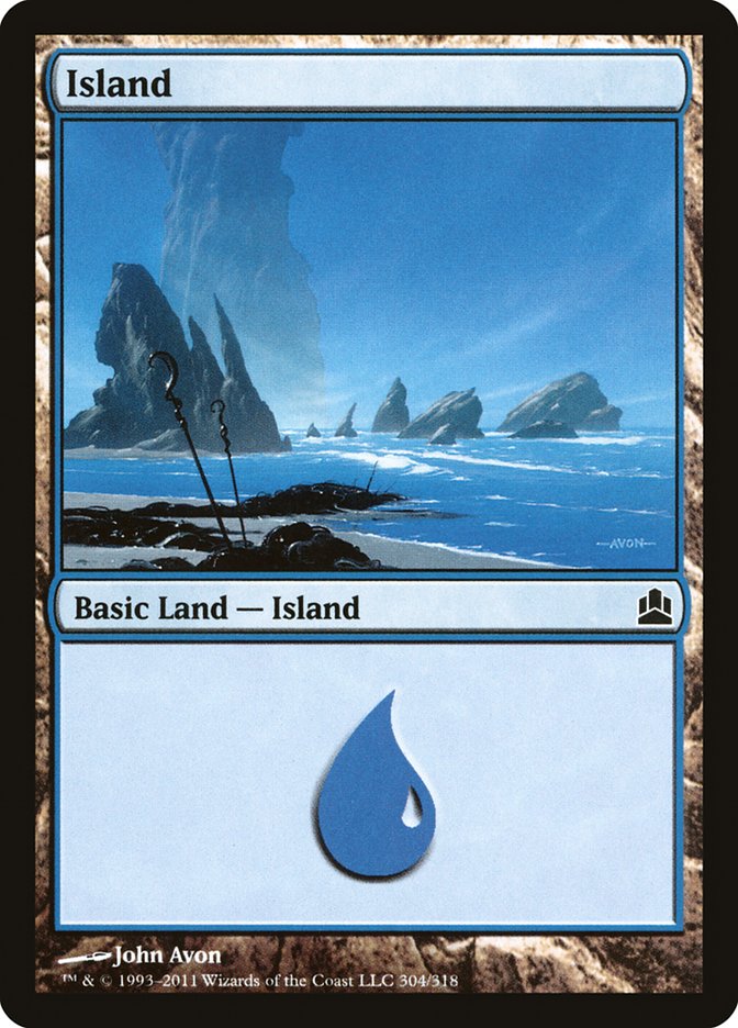 Island (304) [Commander 2011] | L.A. Mood Comics and Games
