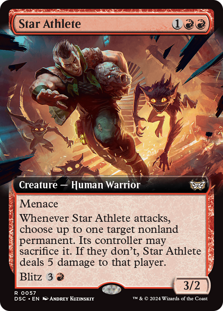 Star Athlete (Extended Art) [Duskmourn: House of Horror Commander] | L.A. Mood Comics and Games