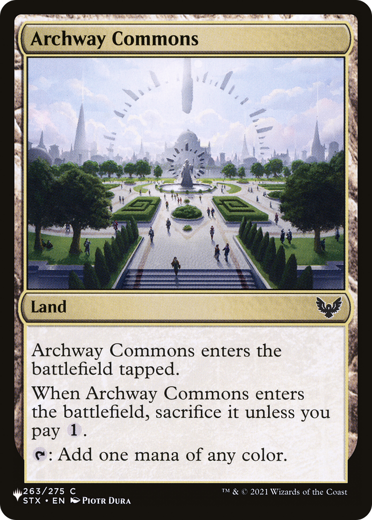 Archway Commons [The List Reprints] | L.A. Mood Comics and Games