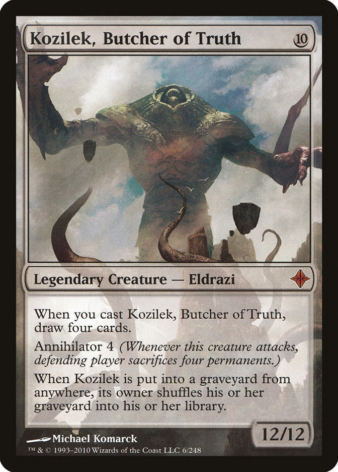 Kozilek, Butcher of Truth [Rise of the Eldrazi] | L.A. Mood Comics and Games