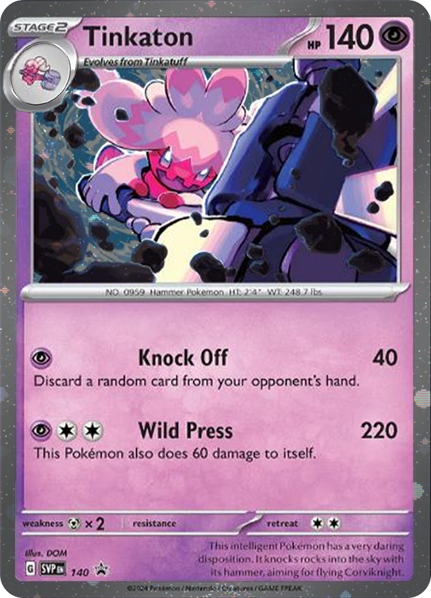 Tinkaton (SVP140) (Cosmos Holo) [Scarlet & Violet Promo Cards] | L.A. Mood Comics and Games