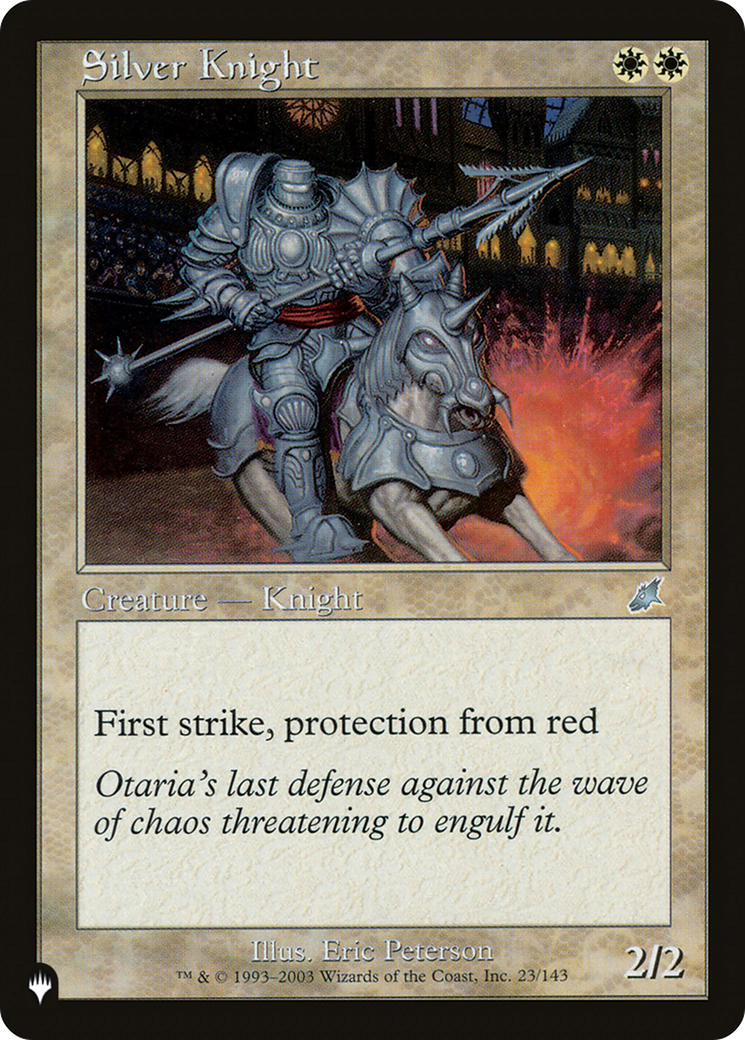 Silver Knight [The List] | L.A. Mood Comics and Games