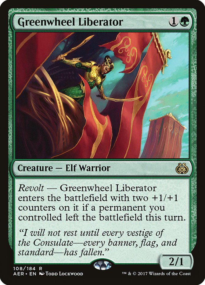 Greenwheel Liberator [Aether Revolt] | L.A. Mood Comics and Games