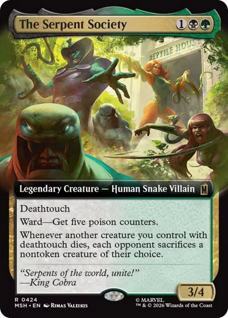 The Serpent Society (Extended Art) [Marvel Super Heroes] | L.A. Mood Comics and Games