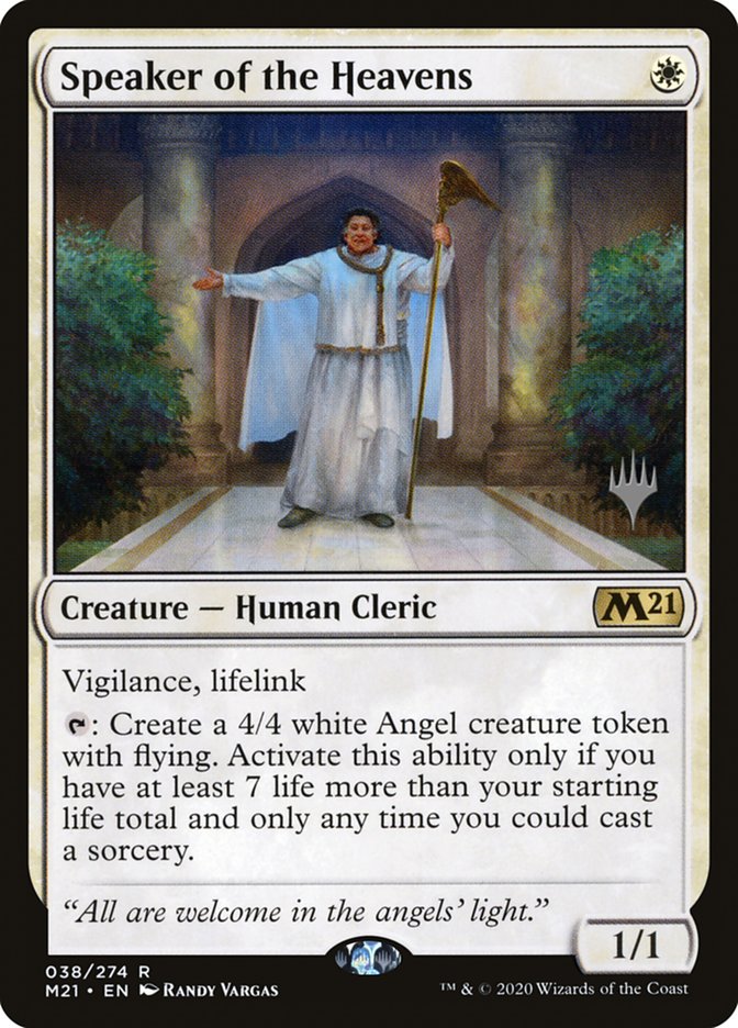 Speaker of the Heavens (Promo Pack) [Core Set 2021 Promos] | L.A. Mood Comics and Games
