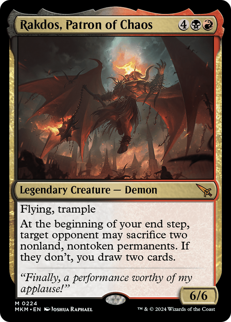 Rakdos, Patron of Chaos [Murders at Karlov Manor] | L.A. Mood Comics and Games