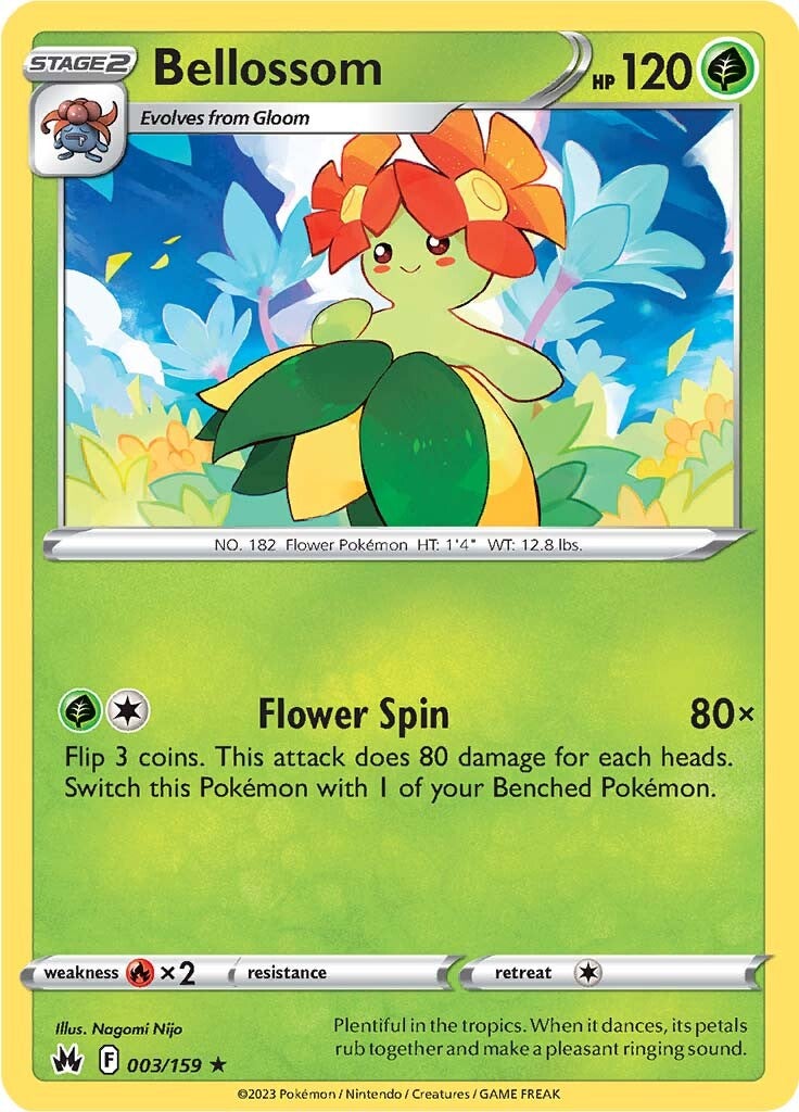Bellossom (003/159) [Sword & Shield: Crown Zenith] | L.A. Mood Comics and Games