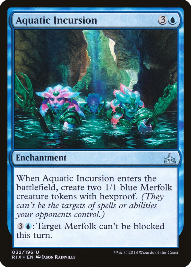 Aquatic Incursion [Rivals of Ixalan] | L.A. Mood Comics and Games